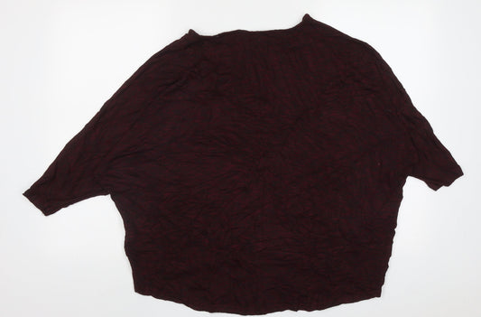 Womens UK Size L New Look Purple Pullover Jumper