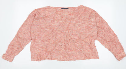Womens UK Size M Marks and Spencer Pink Pullover Jumper