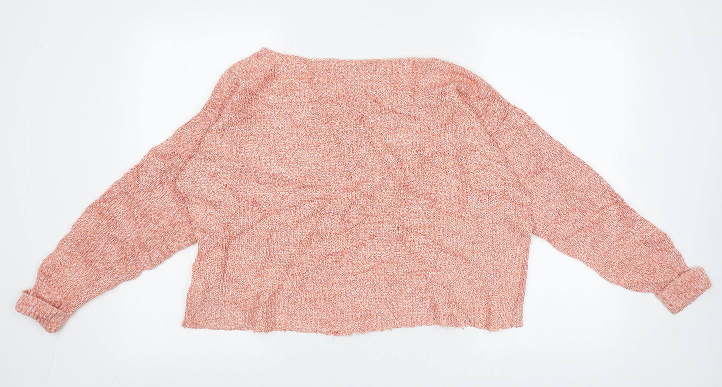 Womens UK Size M Marks and Spencer Pink Pullover Jumper