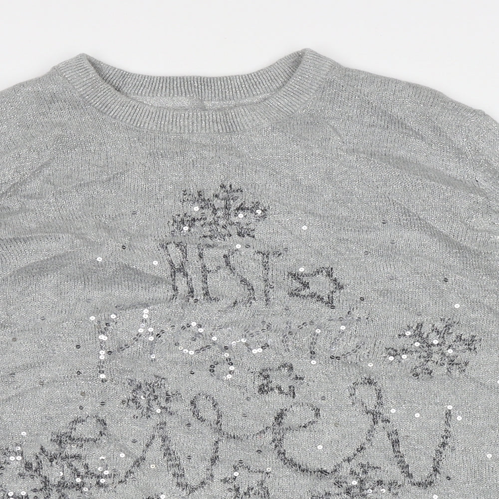 Womens UK Size L Blooming Marvellous Grey Pullover Jumper