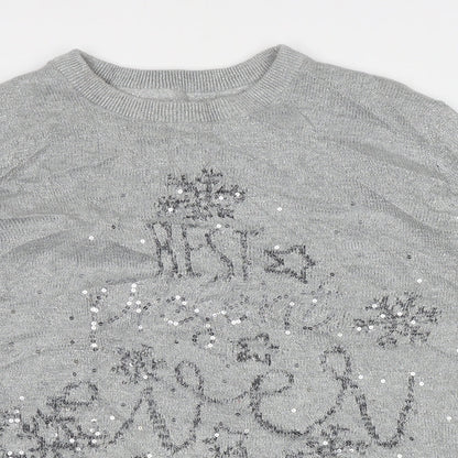 Womens UK Size L Blooming Marvellous Grey Pullover Jumper