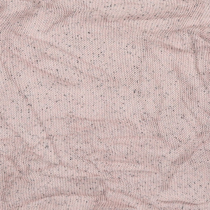 H&M Womens Pink Boat Neck  Acrylic Pullover Jumper Size S