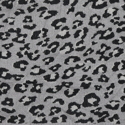NEXT Girls Grey Crew Neck Animal Print Nylon Pullover Jumper Size 8 Years  Pullover