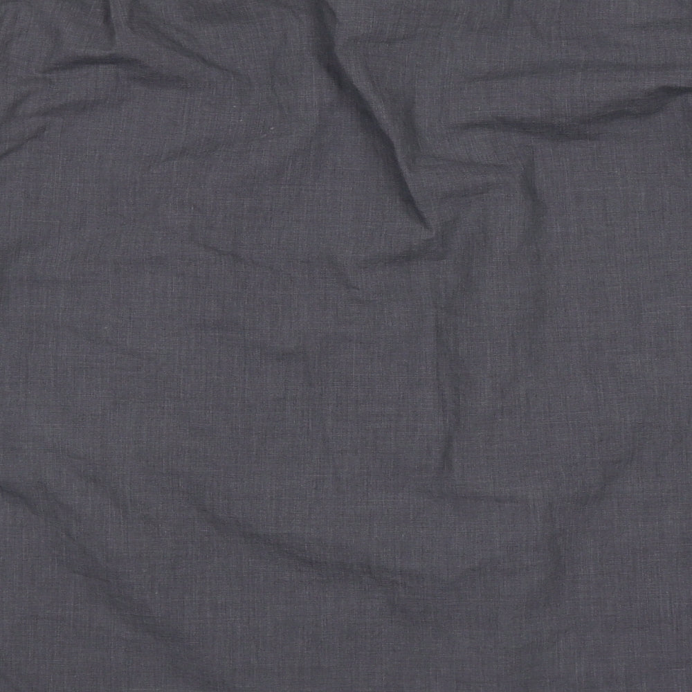 Taylor & Wright Mens Grey  Cotton  Button-Up Size 18 Collared Button