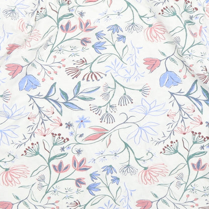 George Womens Multicoloured Floral Cotton Basic T-Shirt Size 8 Round Neck