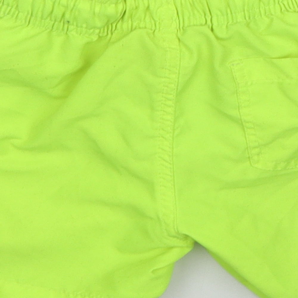 Primark Boys Green  Polyester Bermuda Shorts Size 3-4 Years  Regular Drawstring - Swim Shorts