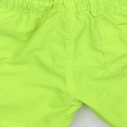 Primark Boys Green  Polyester Bermuda Shorts Size 3-4 Years  Regular Drawstring - Swim Shorts