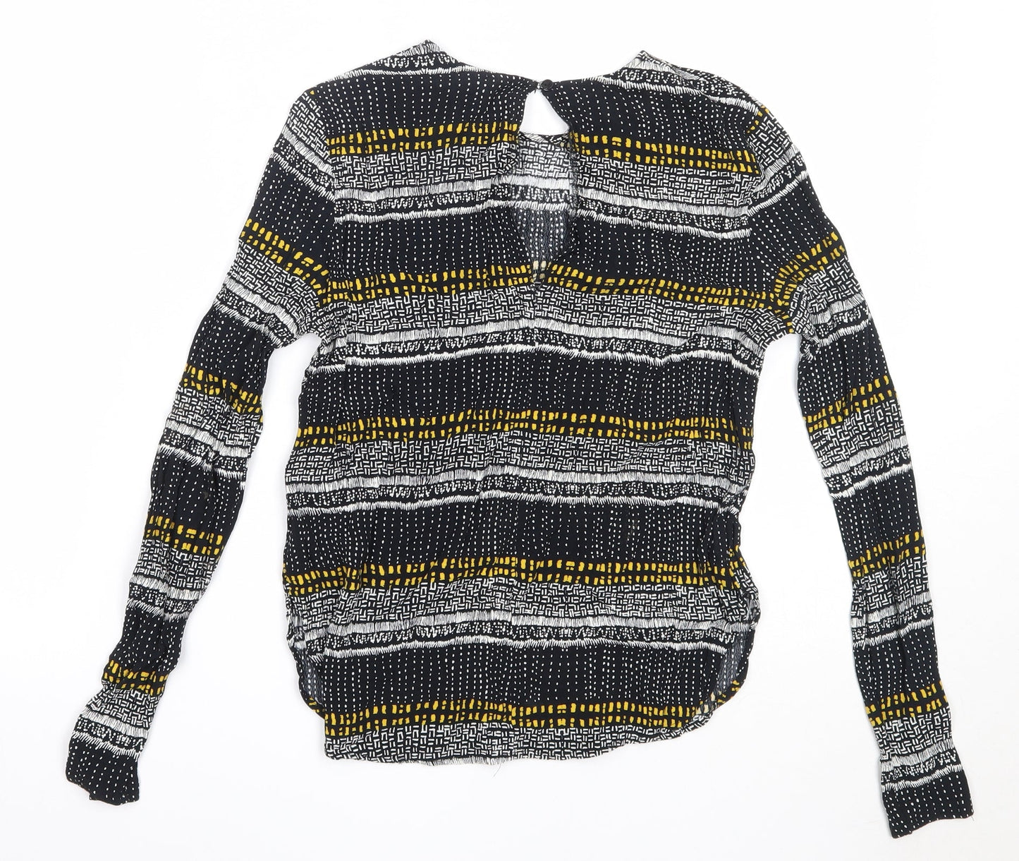 Womens UK Size 32 H&M Black Basic Blouse