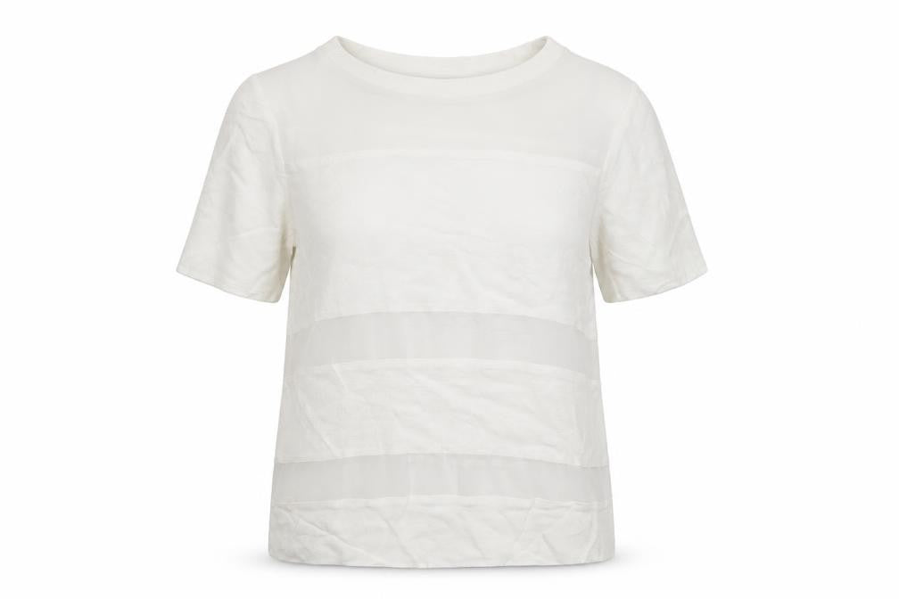 Womens UK Size 6 Selected Femme White Basic Blouse