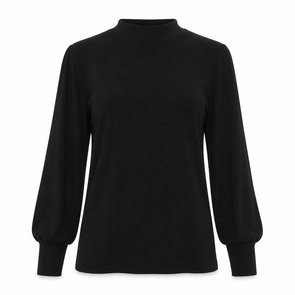 Womens UK Size S SheIn Black Basic Blouse