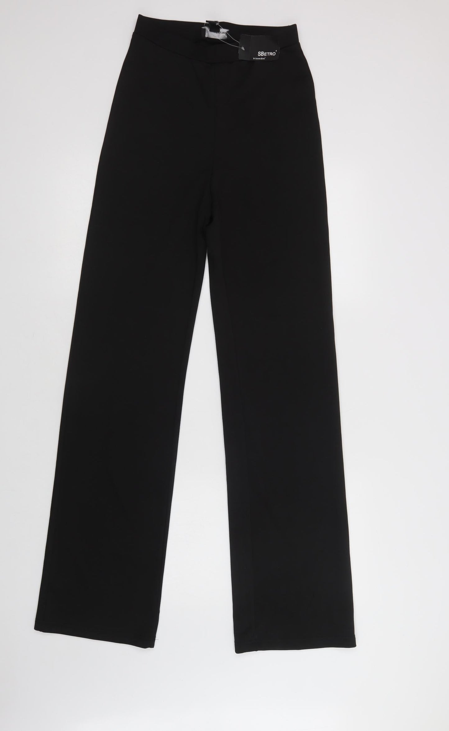 SBetro Womens Black  Polyester Jegging Trousers Size S L35 in Regular