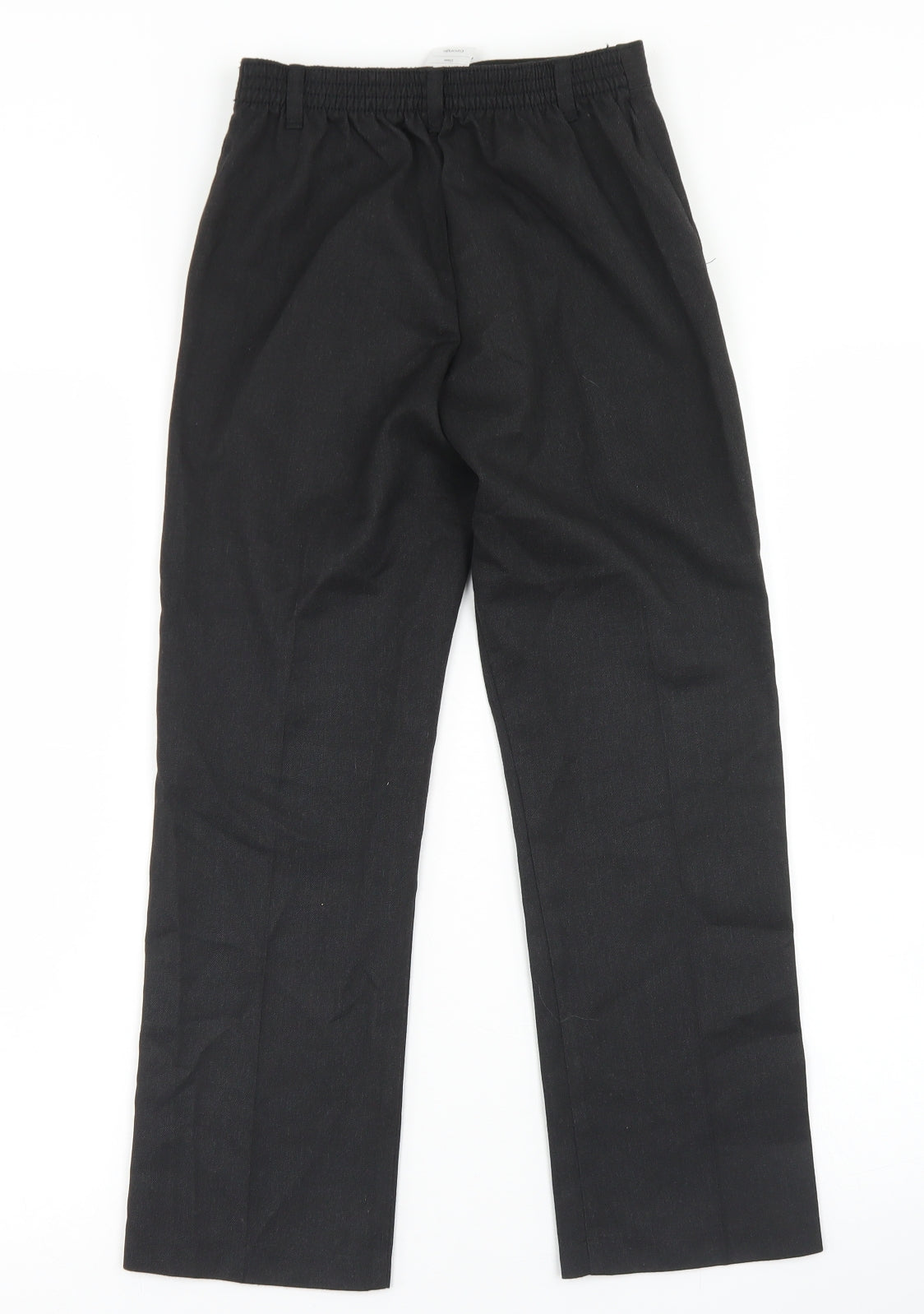 George Boys Grey  Polyester Dress Pants Trousers Size 8-9 Years  Regular Hook & Eye - School Wear