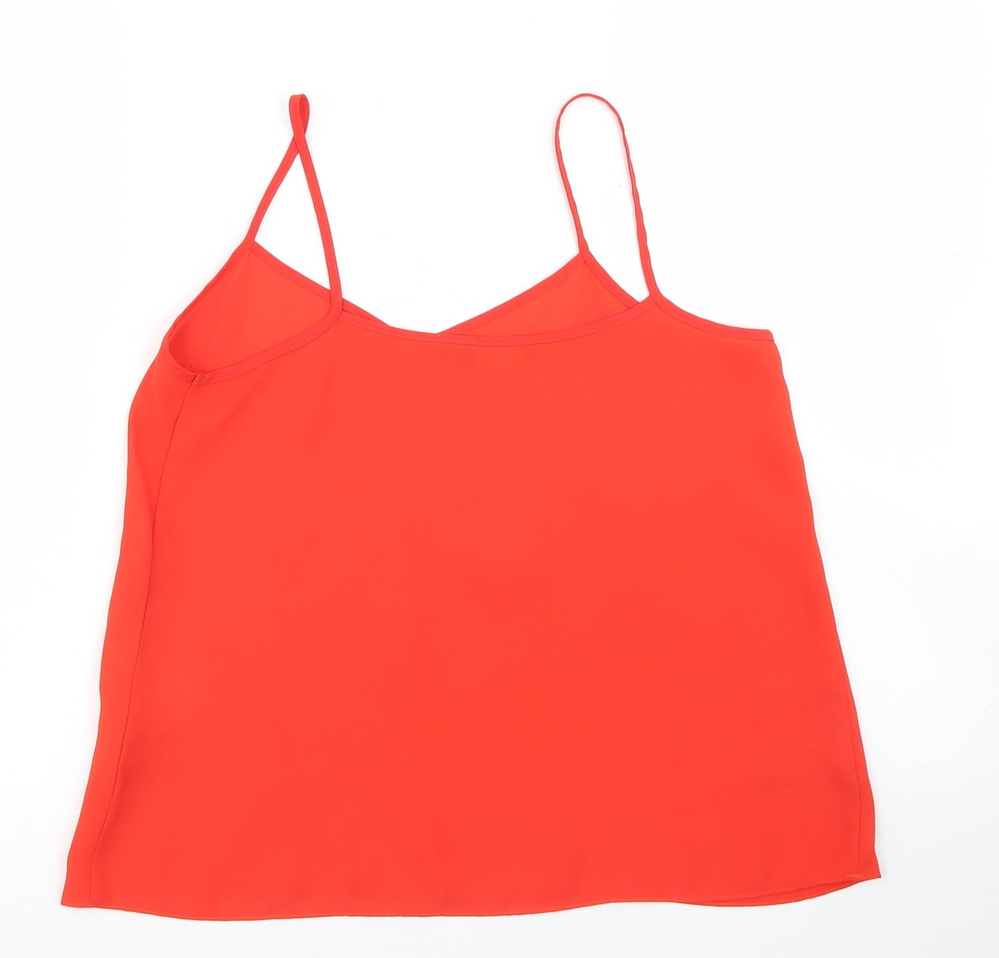 Womens UK Size 8 New Look Red Camisole Blouse