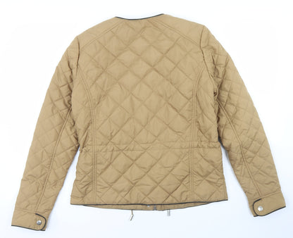 Womens UK Size M VERO MODA Beige Quilted Coat