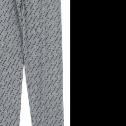 Primark Girls Grey Spotted Polyester Capri Trousers Size 8-9 Years  Regular  - Be Fearless