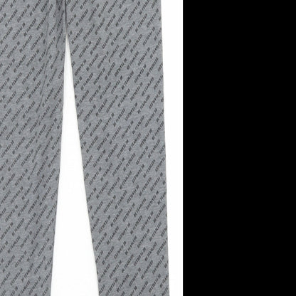 Primark Girls Grey Spotted Polyester Capri Trousers Size 8-9 Years  Regular  - Be Fearless