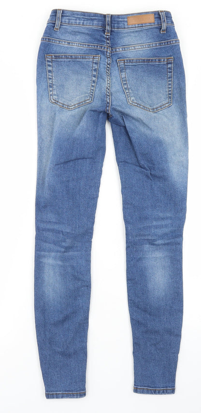 Womens UK Size 25 in JDY Denim Regular Fit Skinny Blue Jeans