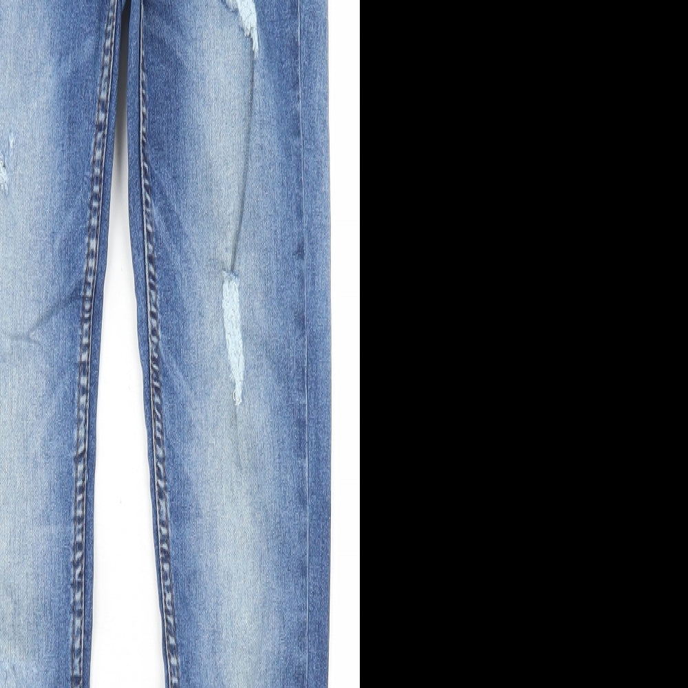 Womens UK Size 25 in JDY Denim Regular Fit Skinny Blue Jeans