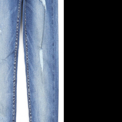Womens UK Size 25 in JDY Denim Regular Fit Skinny Blue Jeans