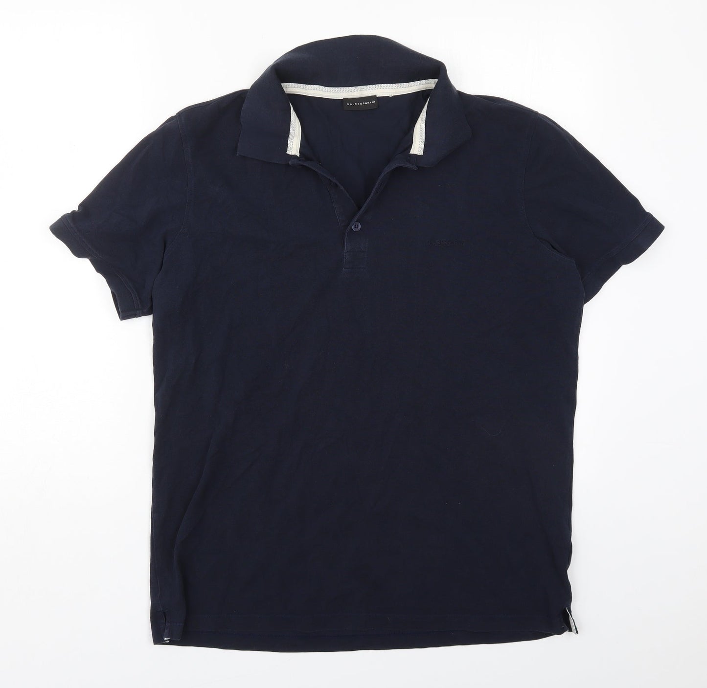 BALDESSARINI Mens Blue    Polo Size XL Collared Pullover