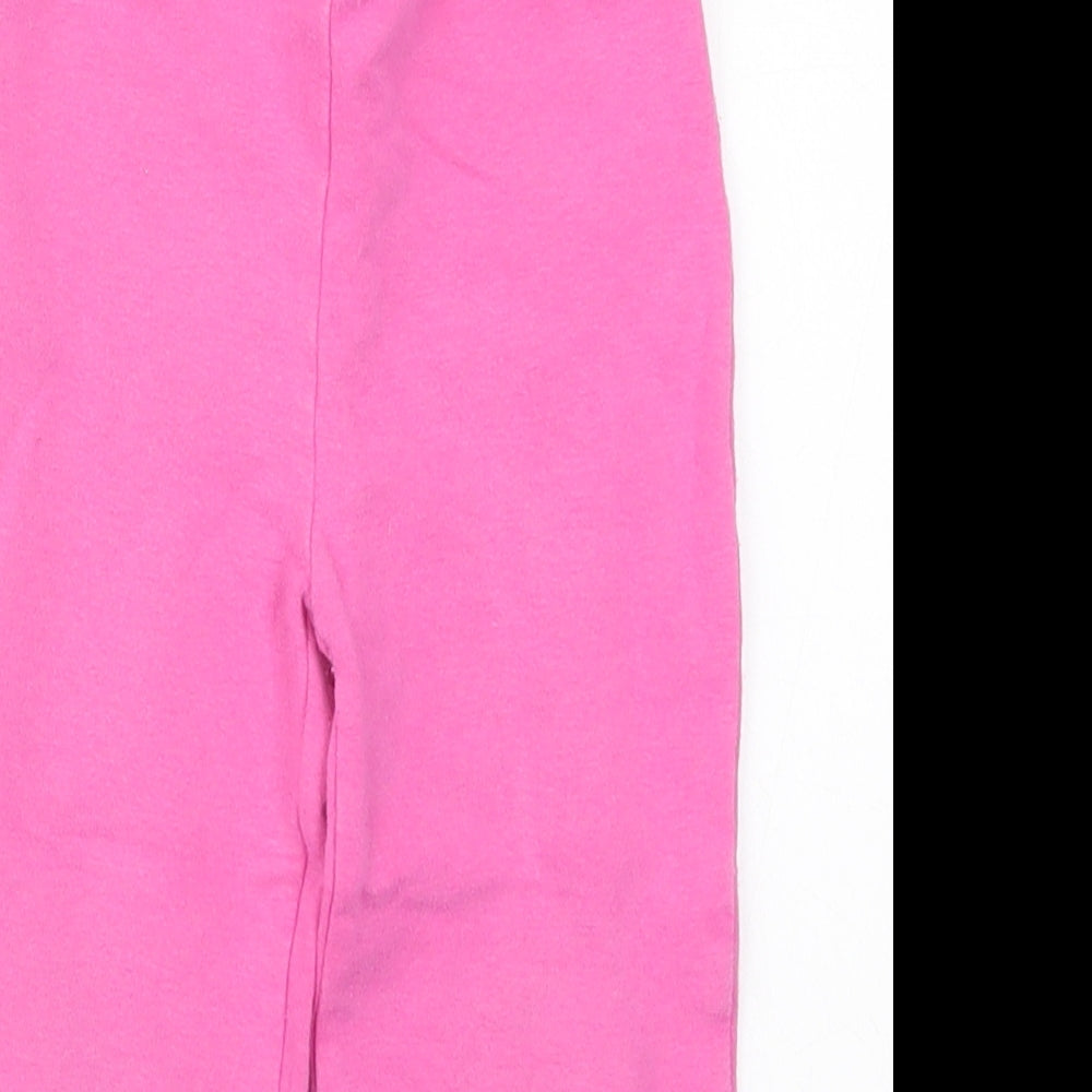 Juicy Couture Girls Pink  Cotton Sweatpants Trousers Size 18-24 Months  Drawstring
