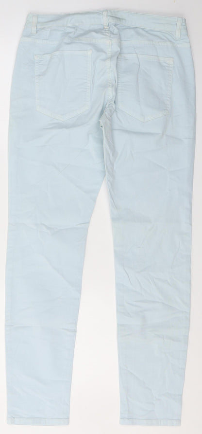 Womens UK Size 14 MOTIVI Regular Fit Skinny Blue Jeans