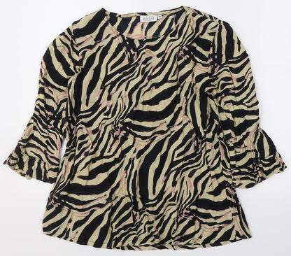Womens UK Size XS Masai Beige Basic Blouse
