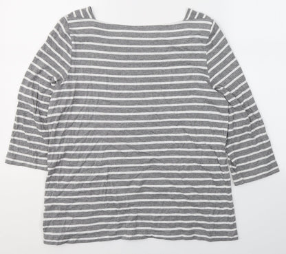 Womens UK Size 12 Olsen Grey Pullover Jumper