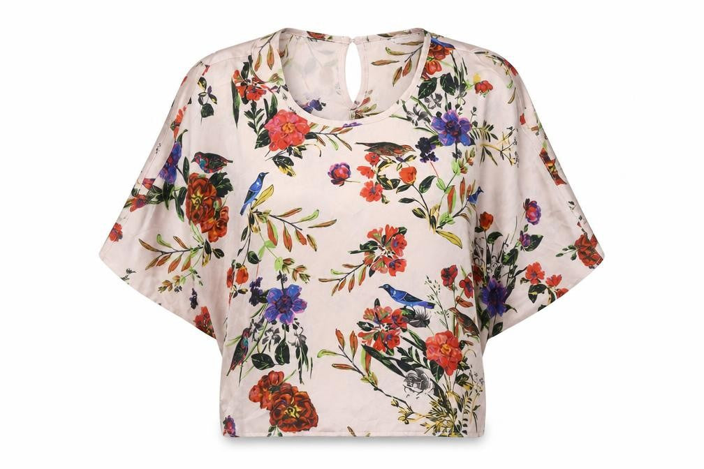 Womens UK Size 8 New Look Beige Basic Blouse