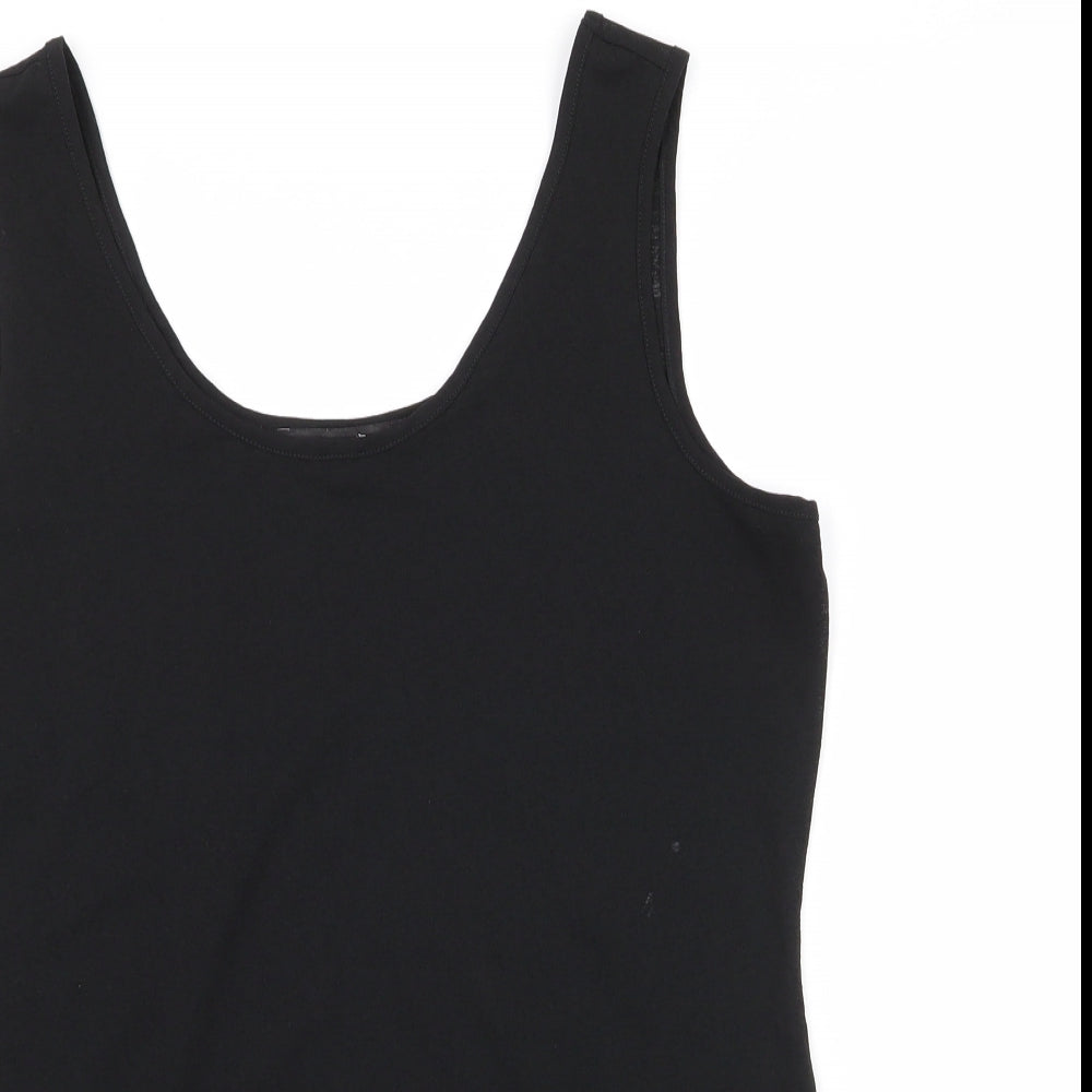 Womens UK Size 12 NEXT Black Basic Tank