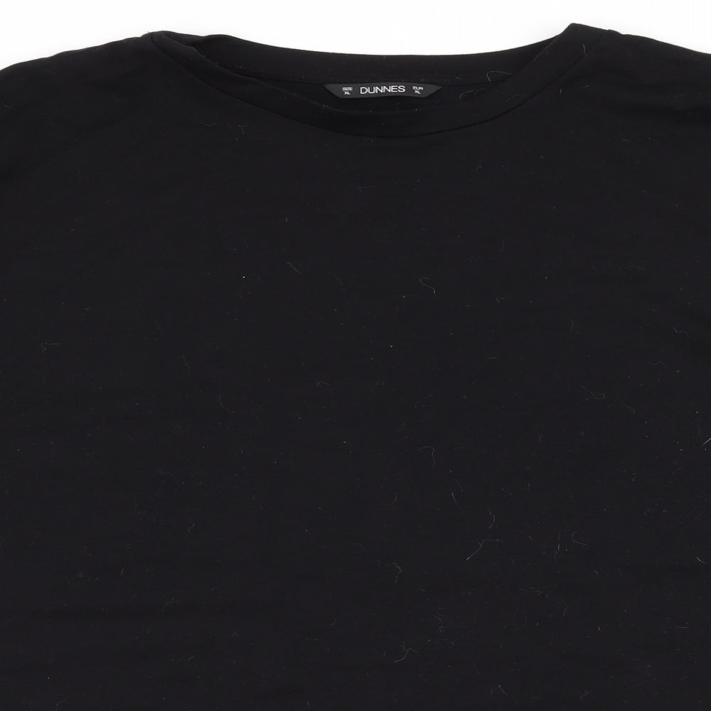 Dunnes Stores Womens Black  Polyester Pullover Sweatshirt Size XL  Pullover - Balloon sleeve
