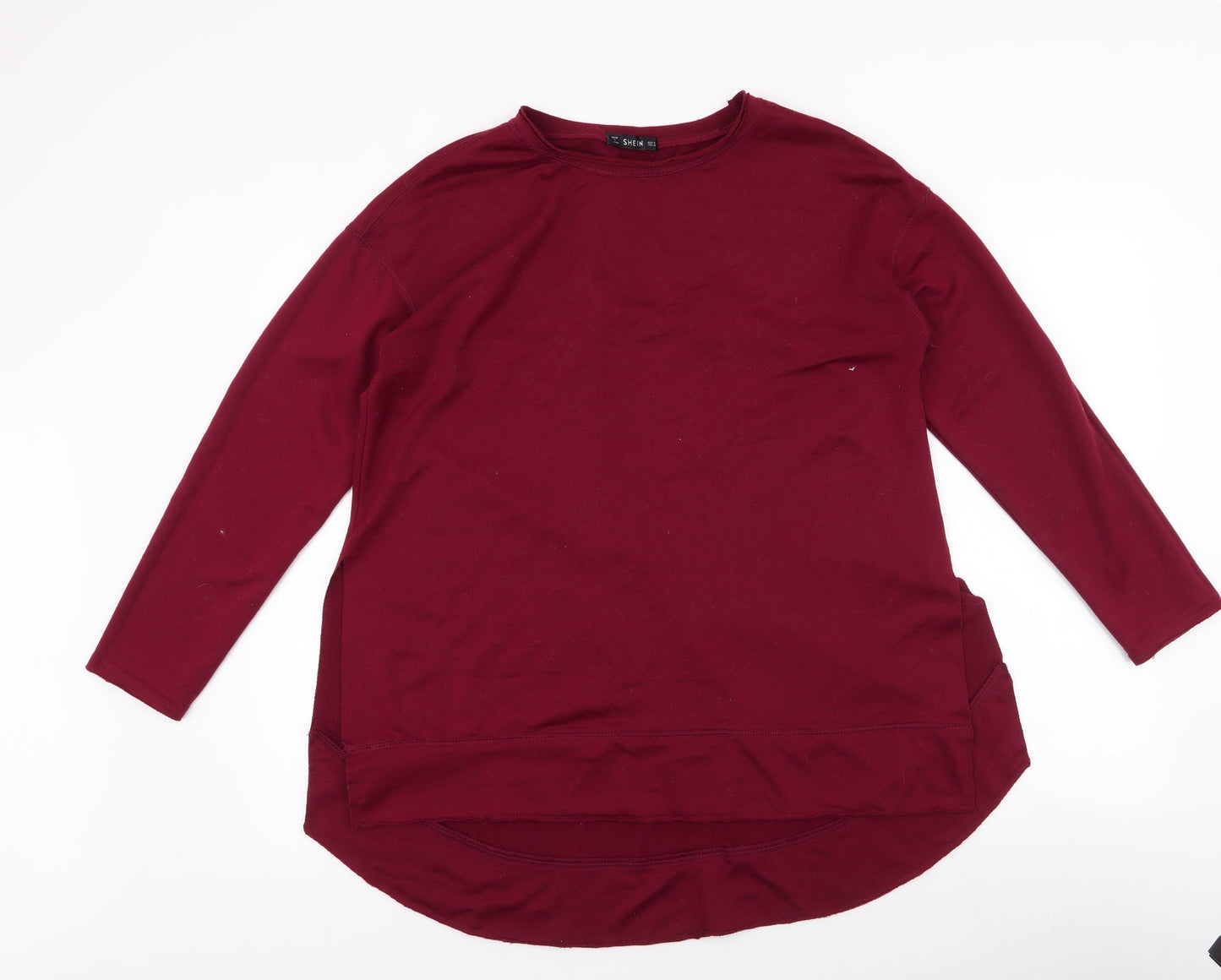 SheIn Womens Red  Polyester Pullover Sweatshirt Size M  Pullover