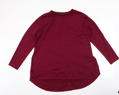 SheIn Womens Red  Polyester Pullover Sweatshirt Size M  Pullover