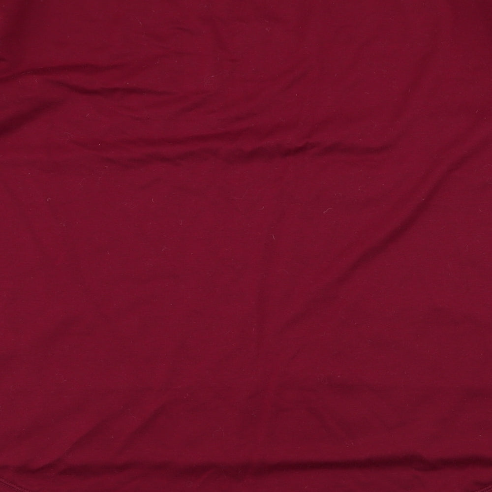 SheIn Womens Red  Polyester Pullover Sweatshirt Size M  Pullover