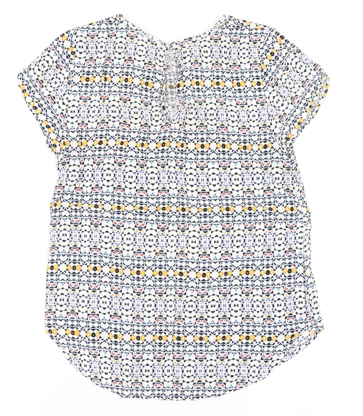 Womens UK Size 4 H&M Multicoloured Basic Blouse