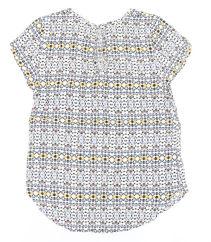 Womens UK Size 4 H&M Multicoloured Basic Blouse