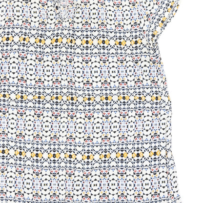 Womens UK Size 4 H&M Multicoloured Basic Blouse