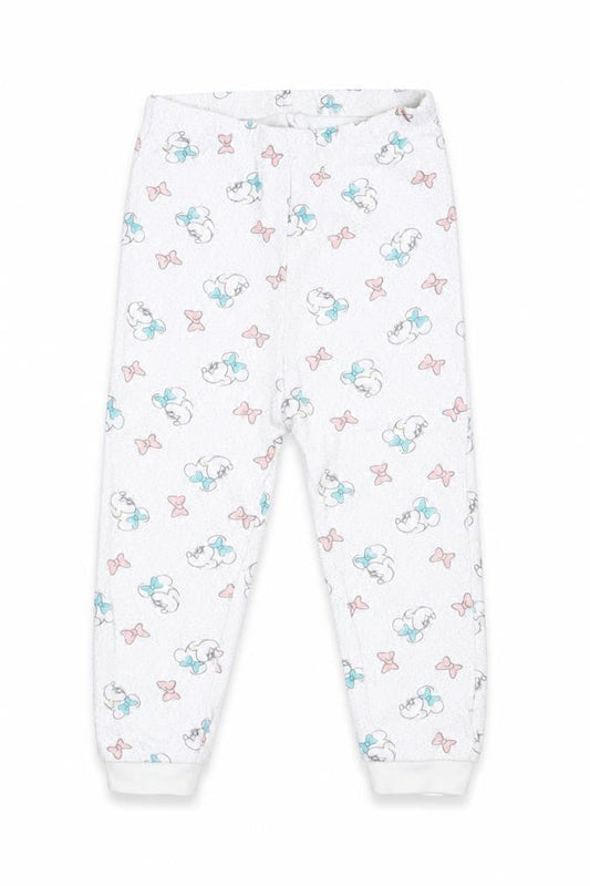 George Girls White Geometric Cotton Cami Pyjama Pants Size 18-24 Months  Pullover - Minnie Mouse