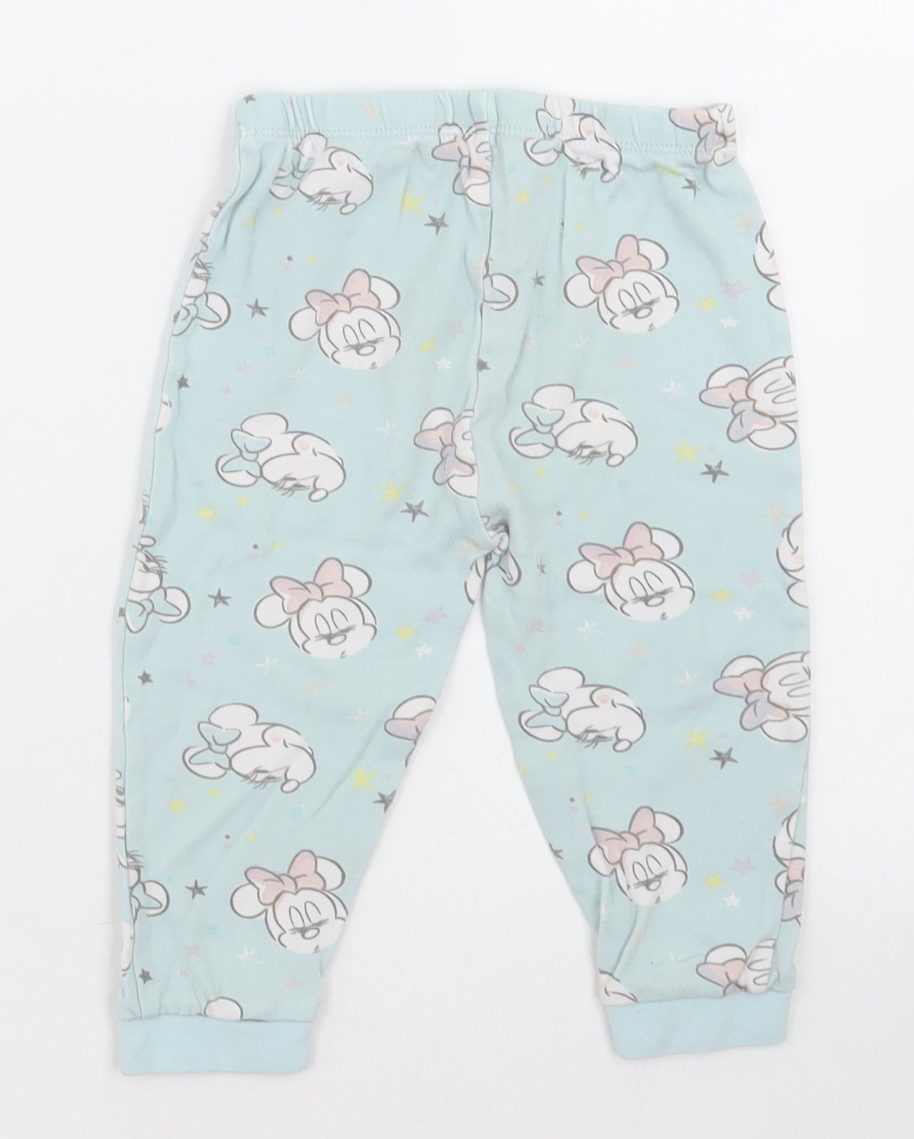 George Girls Green Geometric Cotton Cami Pyjama Pants Size 18-24 Months  Pullover - Minnie Mouse