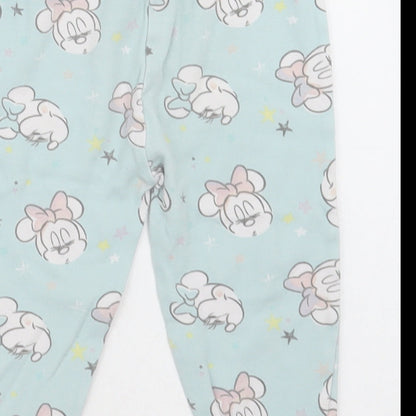 George Girls Green Geometric Cotton Cami Pyjama Pants Size 18-24 Months  Pullover - Minnie Mouse