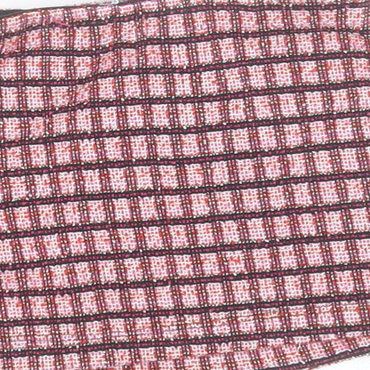 Primark Girls Pink Check Polyester A-Line Skirt Size 2 Years  Regular Button