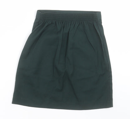 whites Girls Green  Polyester A-Line Skirt Size 9-10 Years  Regular Pull On