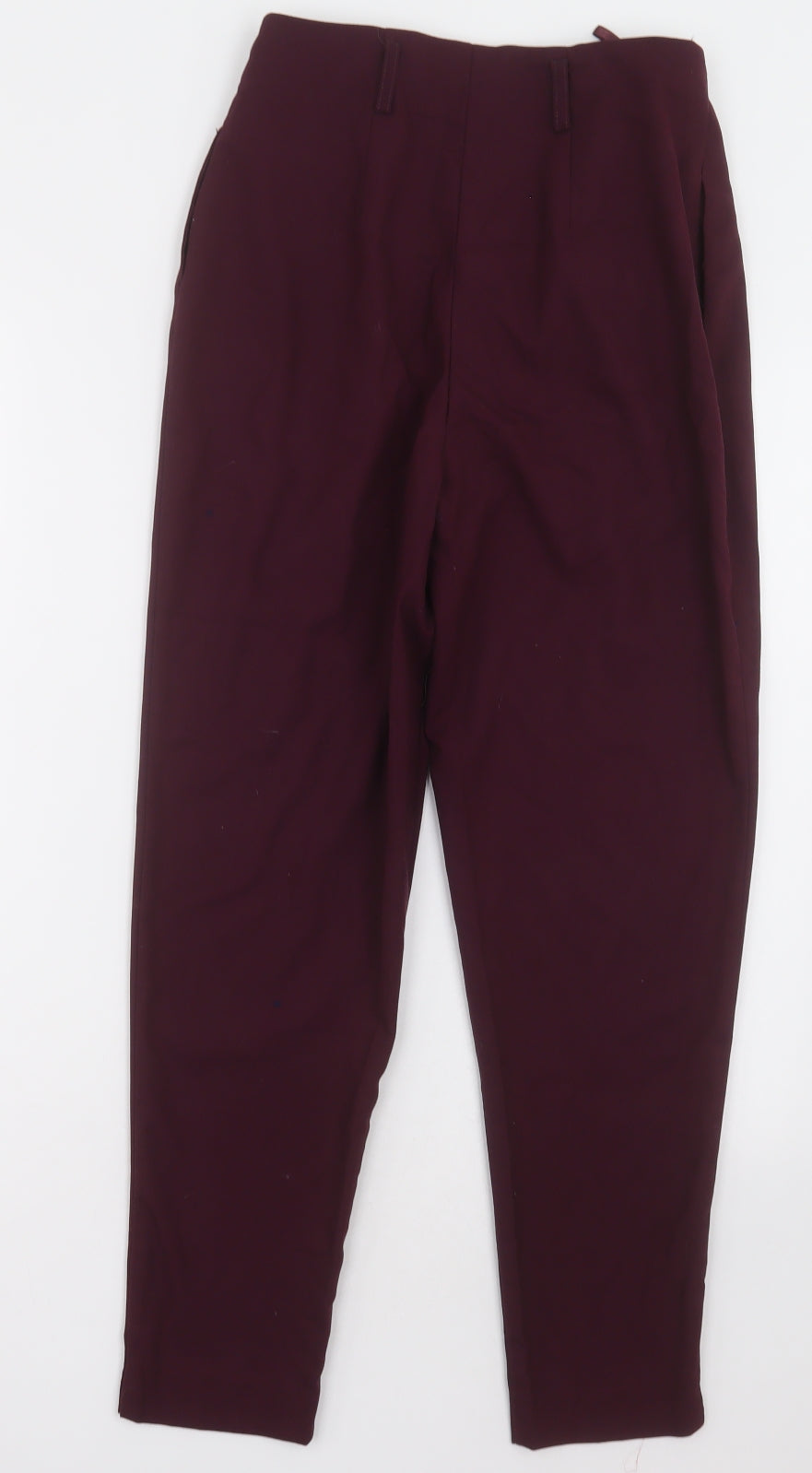 New Look Womens Purple  Polyester Trousers  Size 6 L27 in Regular Hook & Eye