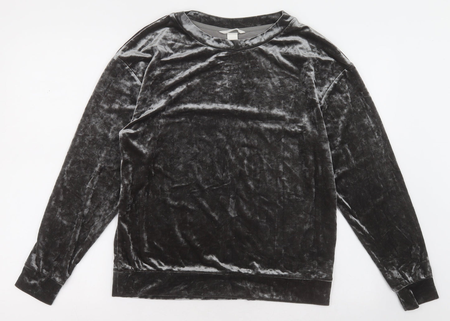 Womens UK Size S H&M Grey Pullover Jumper