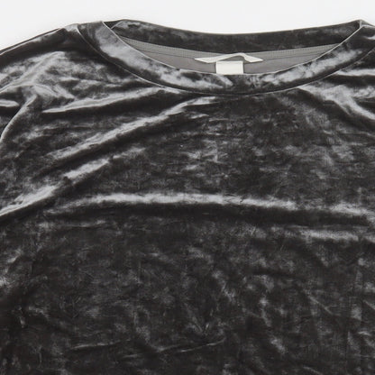 Womens UK Size S H&M Grey Pullover Jumper