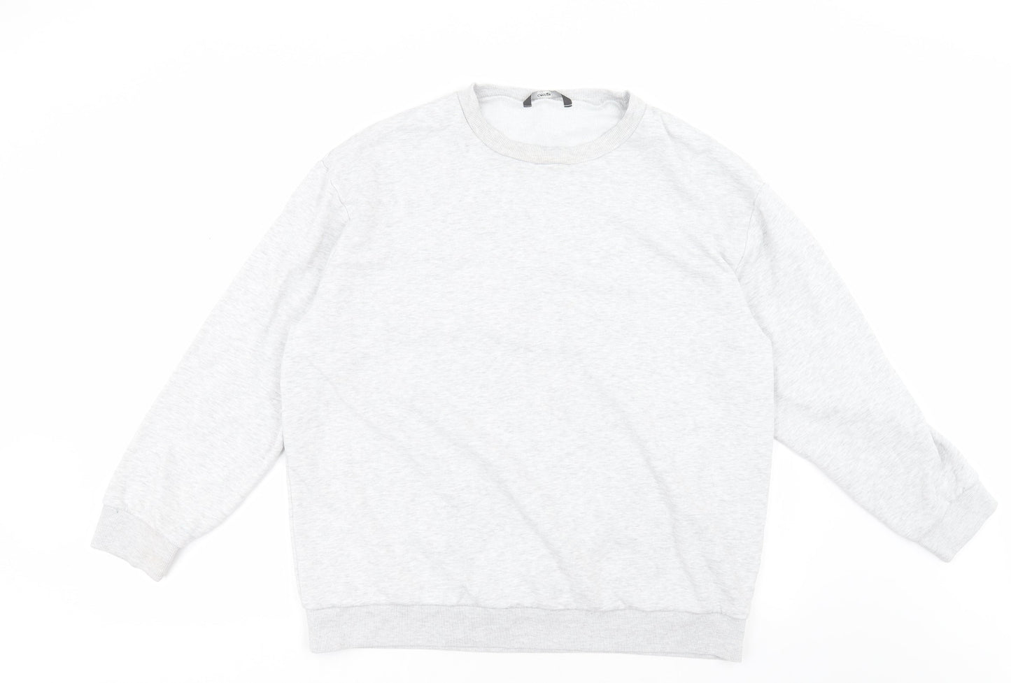 George Womens Grey  Cotton Pullover Sweatshirt Size L  Pullover