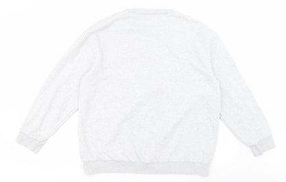 George Womens Grey  Cotton Pullover Sweatshirt Size L  Pullover