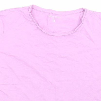Womens UK Size M Dunnes Stores Purple Basic T-Shirt