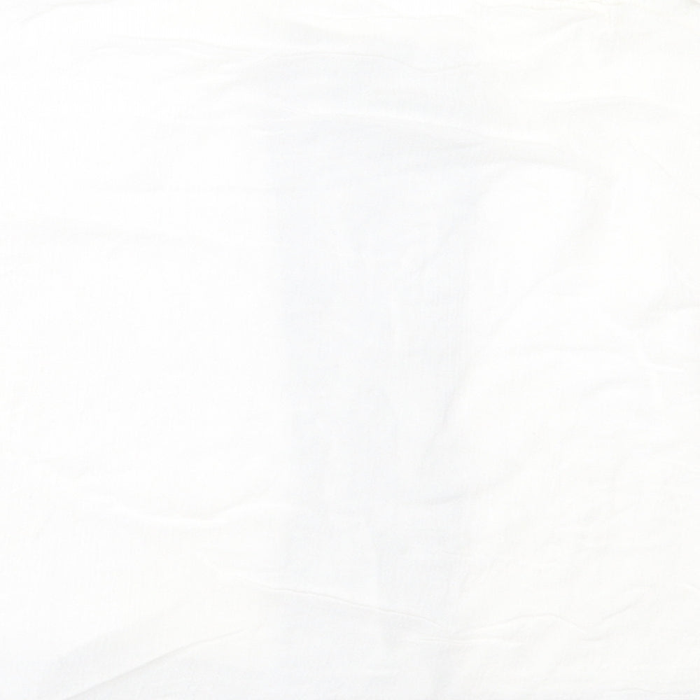 Womens UK Size M VILA White Cropped T-Shirt
