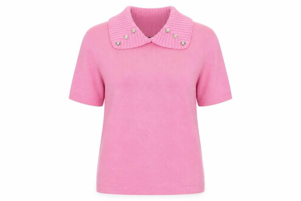 Womens UK Size M Ellie Louise Pink Pullover Jumper